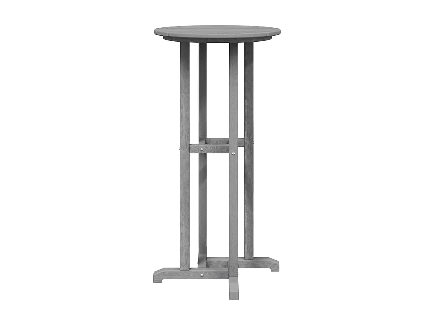 Table de bar Gris clair 55 x 55 x 107 cm HDPE