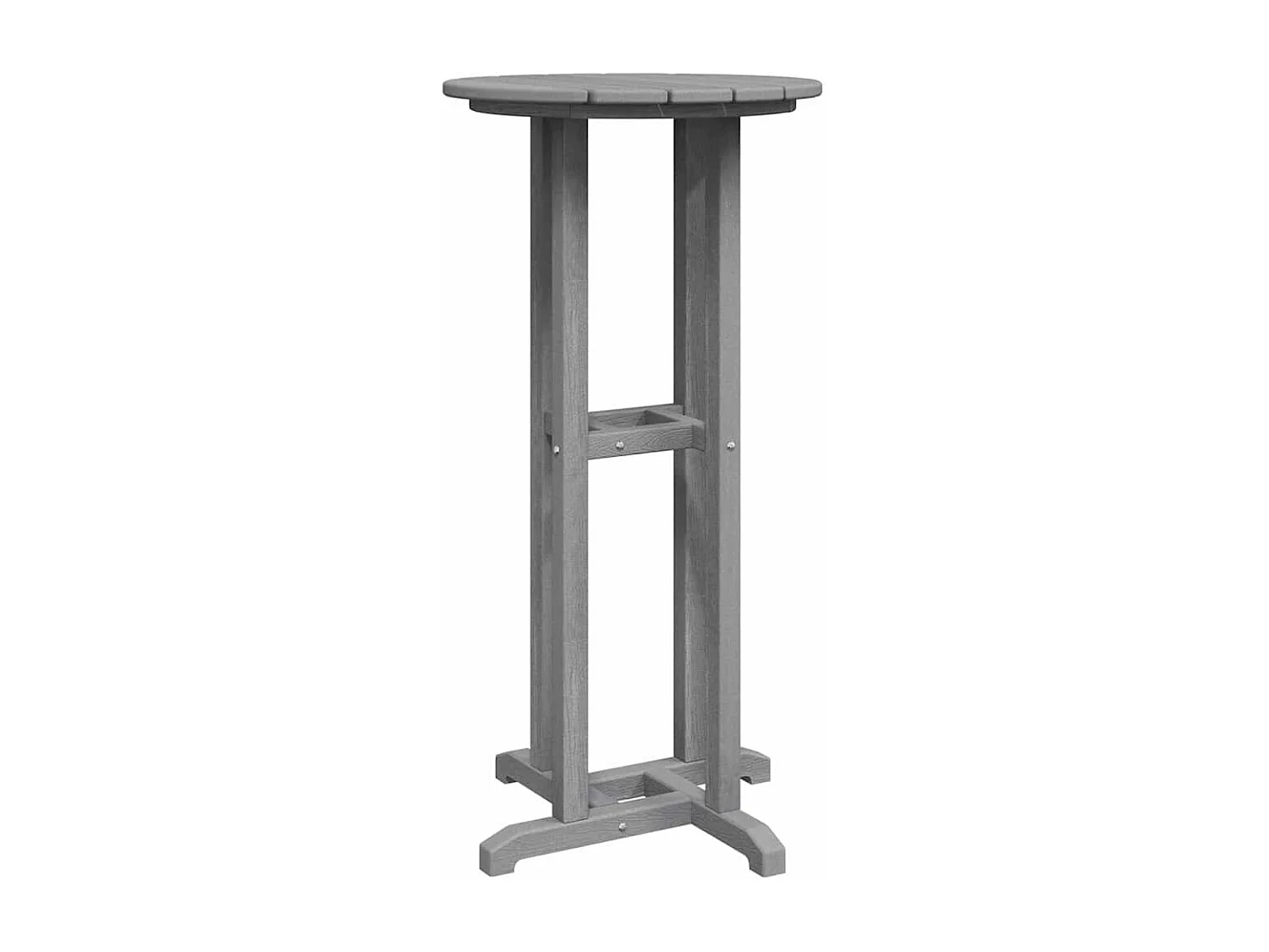 Table de bar Gris clair 55 x 55 x 107 cm HDPE