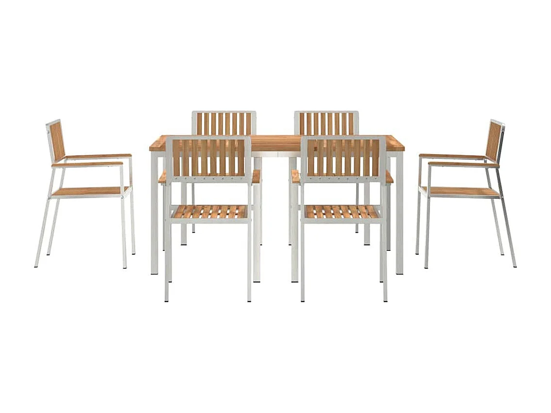 7-teiliges Garten-Ess-Set