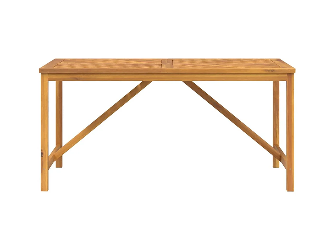 Tuintafel 150x90x74 cm massief acaciahout