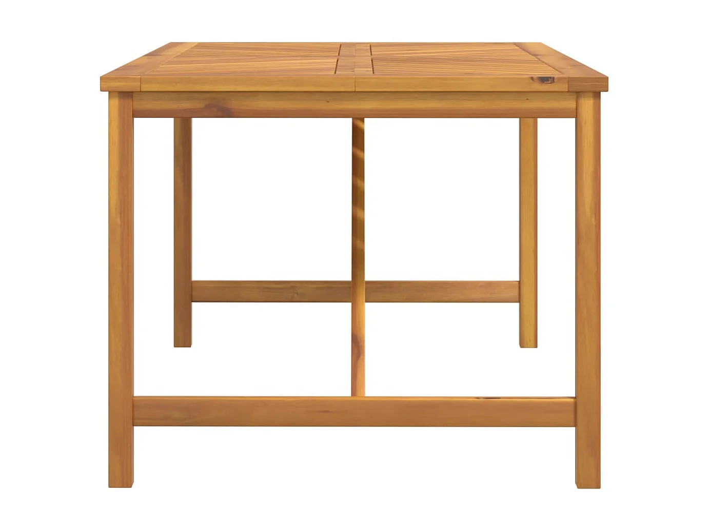 Mesa de comedor de jardín 150x90x74 cm madera maciza de acacia