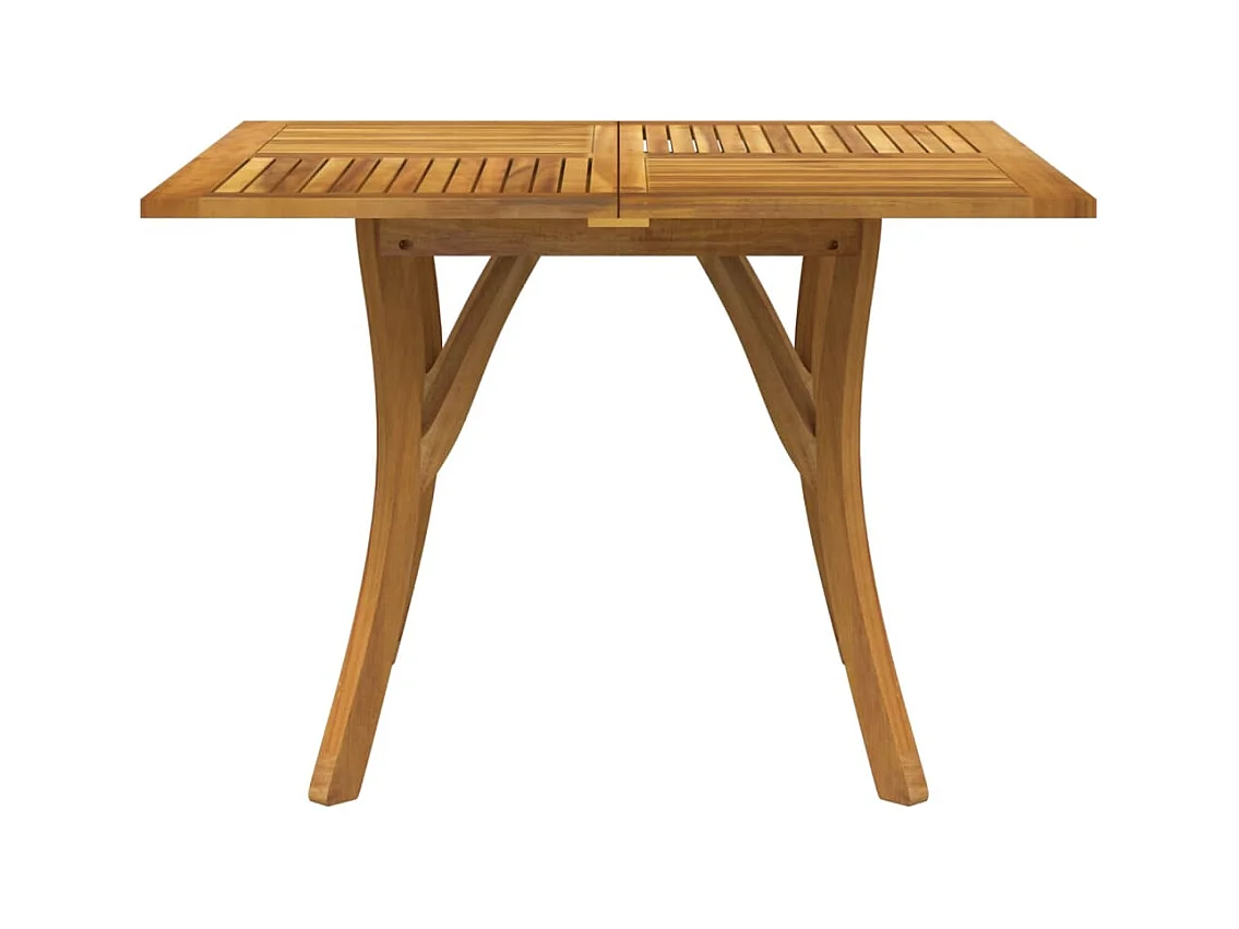 Tuintafel 110x110x75 cm Massief acaciahout