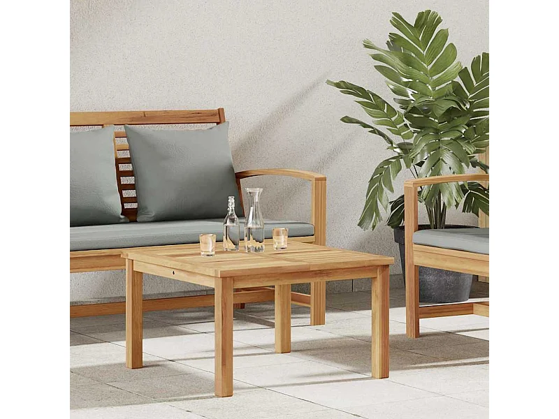 Tavolino da caffè Marrone 60 x 60 x 36 cm Legno massello di teak