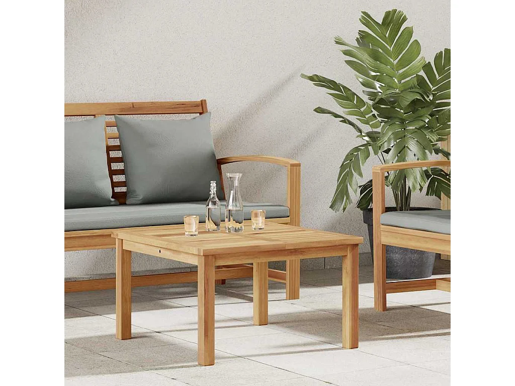 Table basse Marron 60 x 60 x 36 cm Bois de teck solide