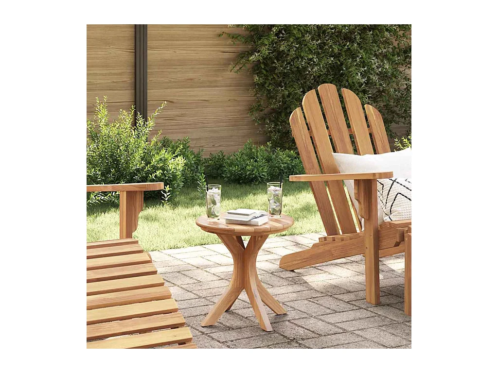 Table d'appoint Marron 40 x 40 x 41 cm Bois de teck solide