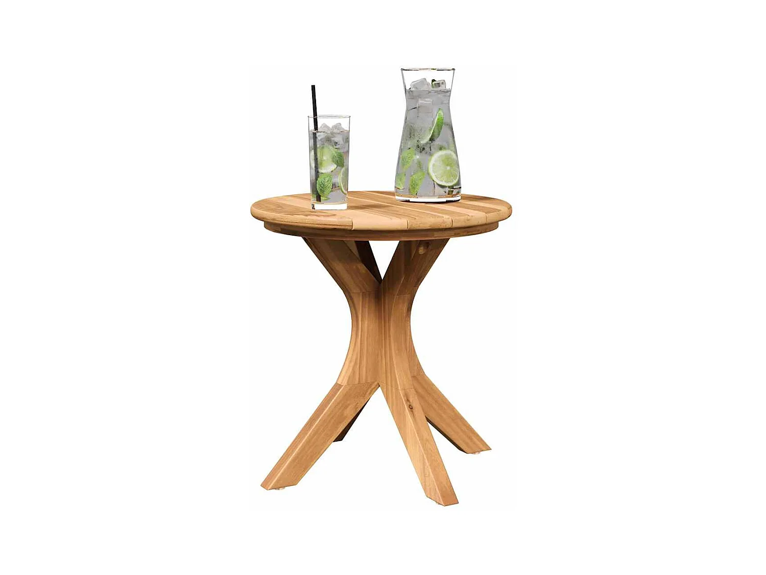 Table d'appoint Marron 40 x 40 x 41 cm Bois de teck solide