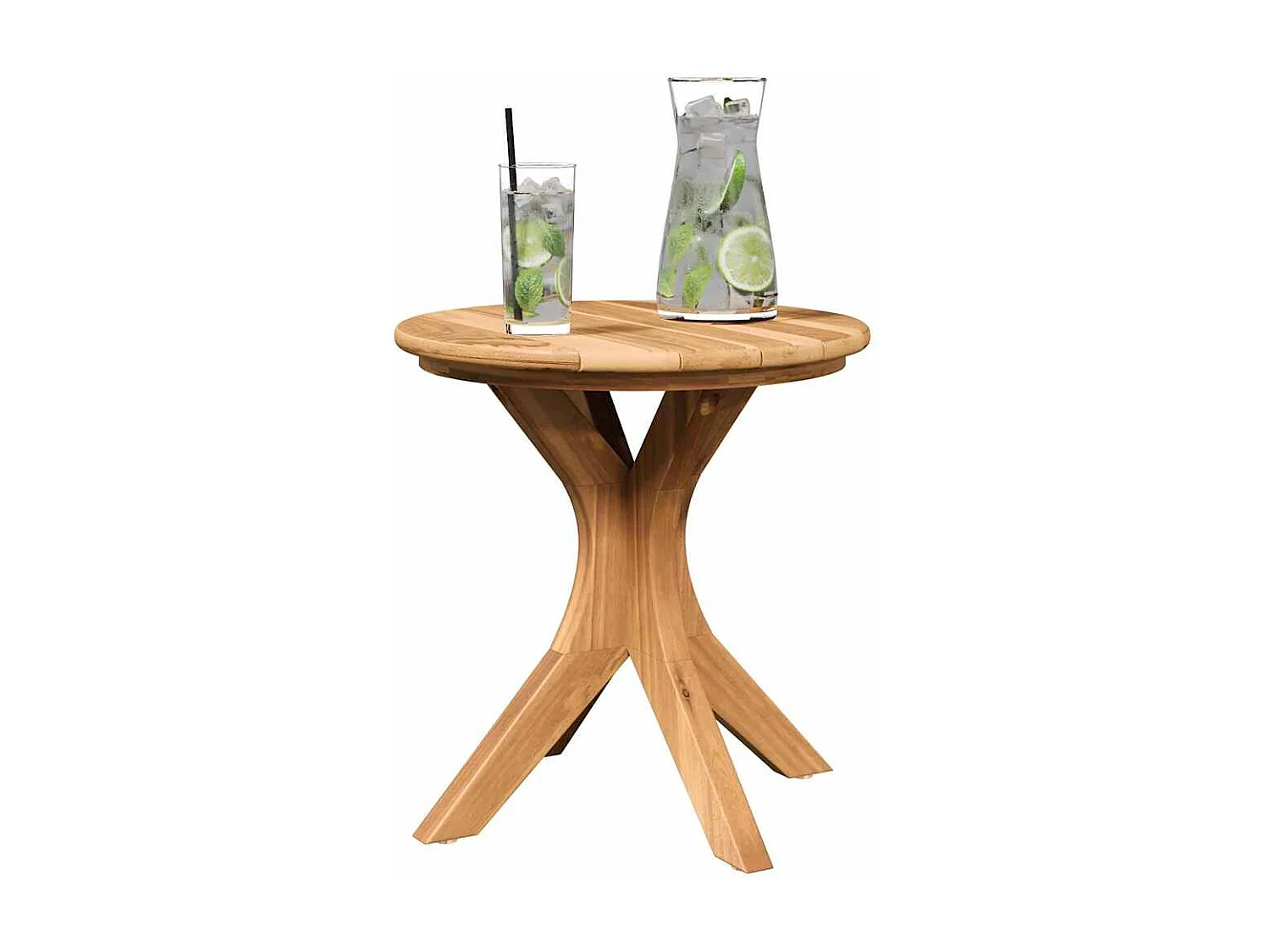 Table d'appoint Marron 40 x 40 x 41 cm Bois de teck solide
