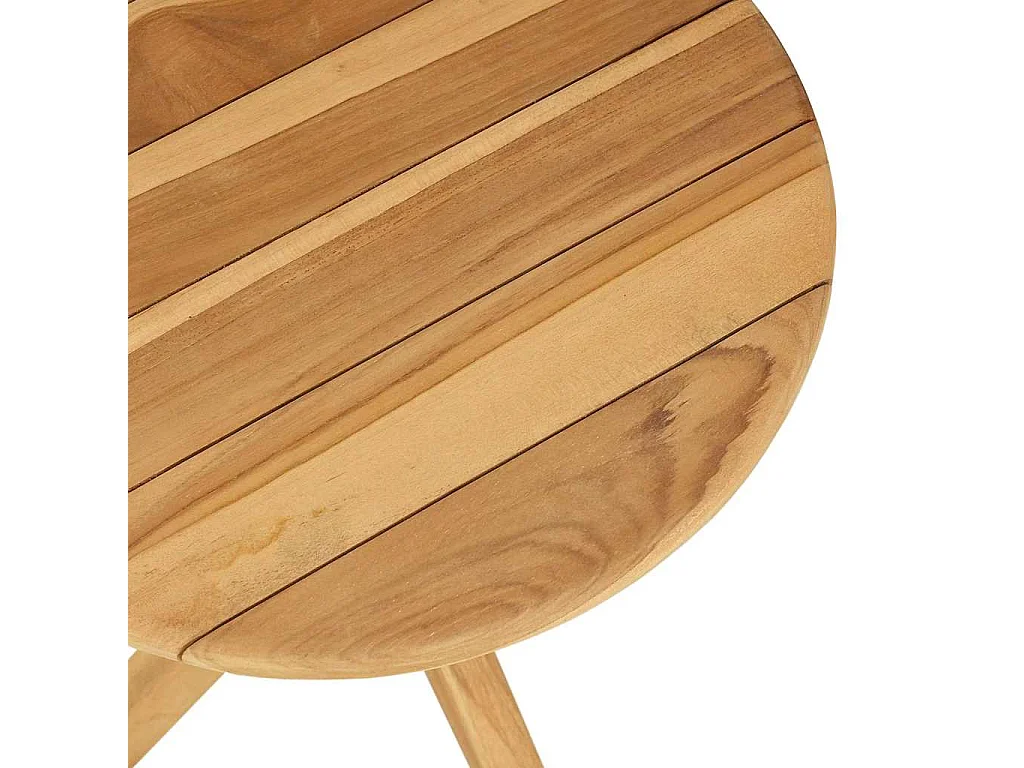 Table d'appoint Marron 40 x 40 x 41 cm Bois de teck solide