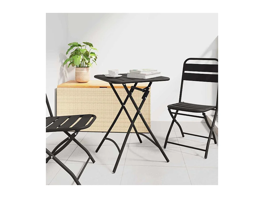 Table de Jardin Anthracite 55 x 55 x 73 cm