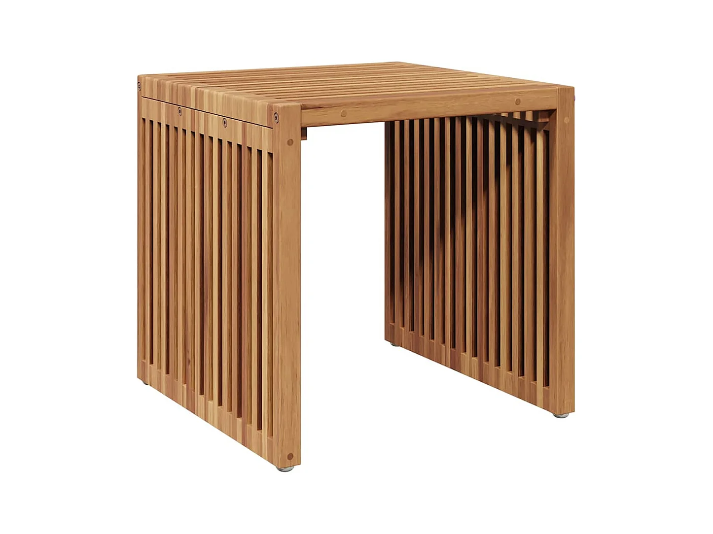 Table d'appoint de jardin Marron 45 x 42,5 x 45 cm