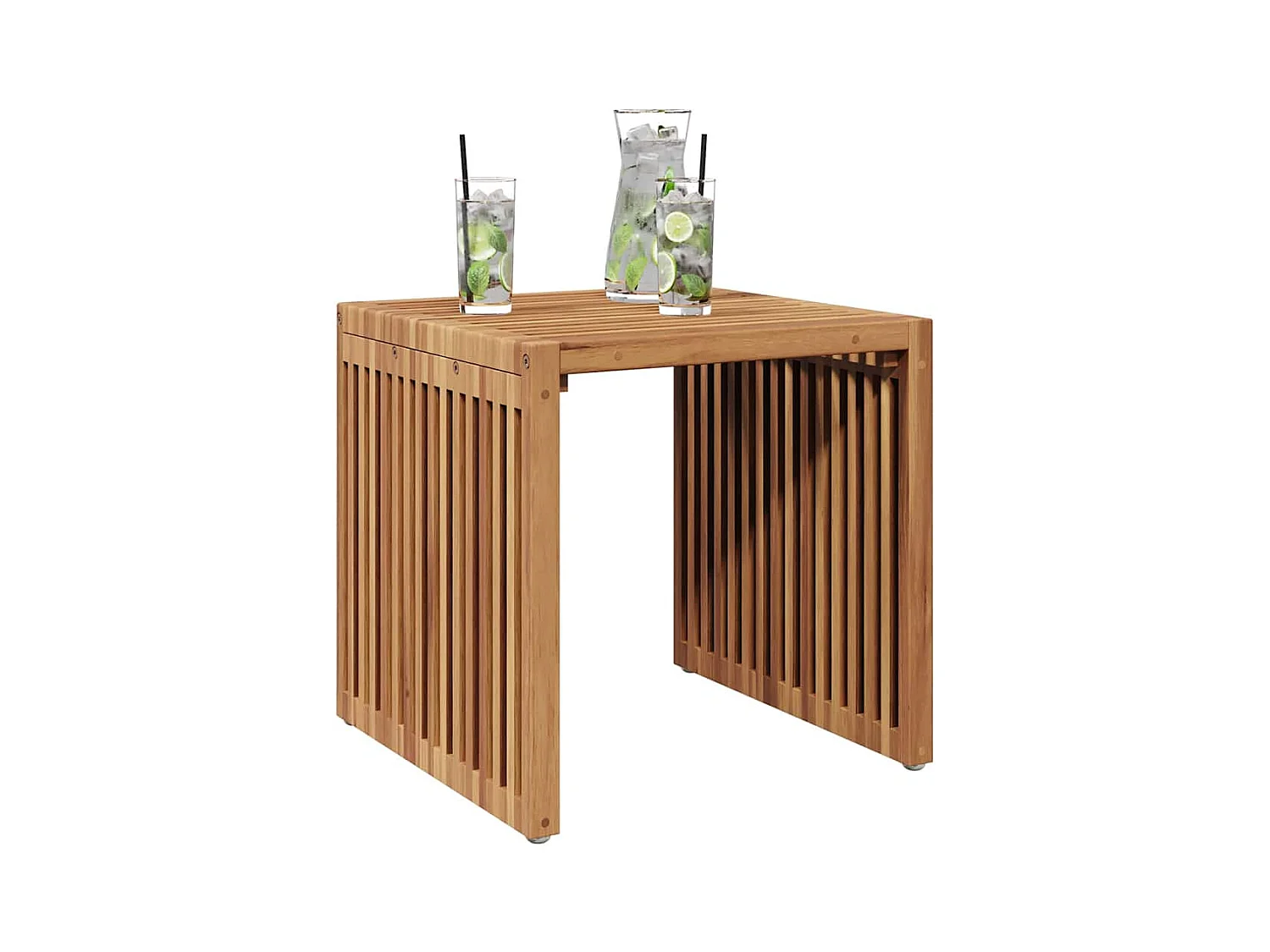 Table d'appoint de jardin Marron 45 x 42,5 x 45 cm