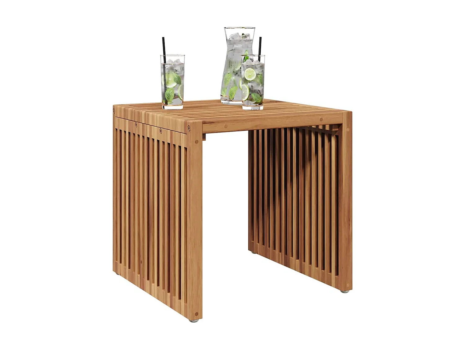 Tavolino da giardino Marrone 45 x 42,5 x 45 cm