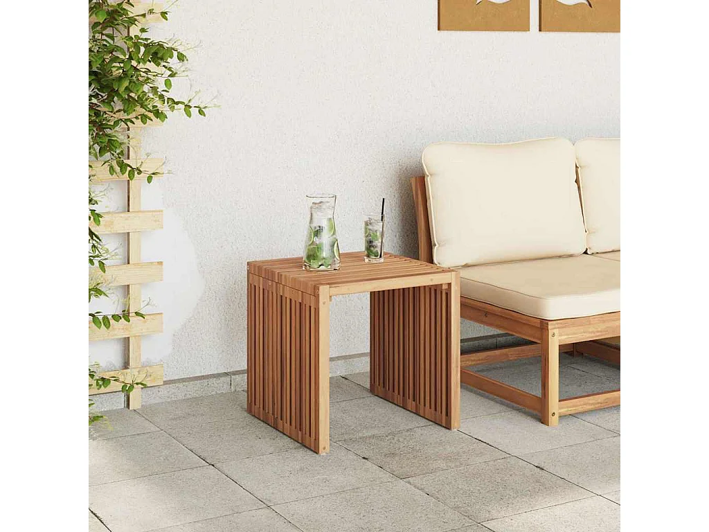 Tavolino da giardino Marrone 45 x 42,5 x 45 cm