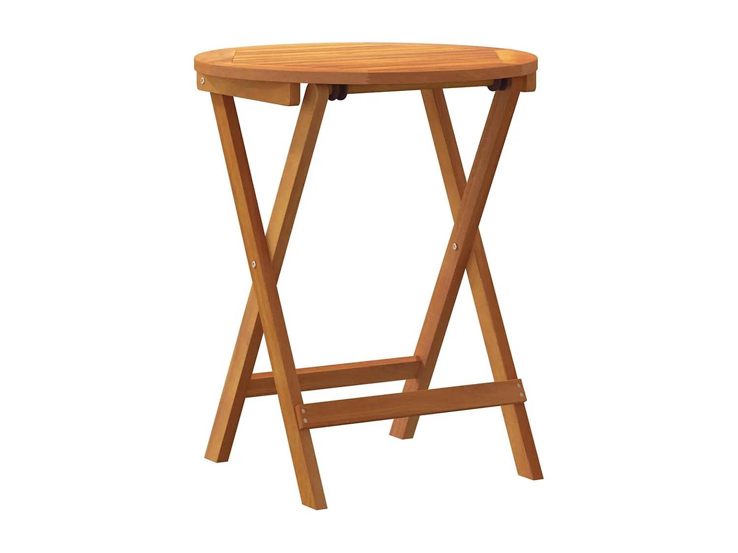 Table de jardin pliante Naturel 60 x 60 x 72 cm