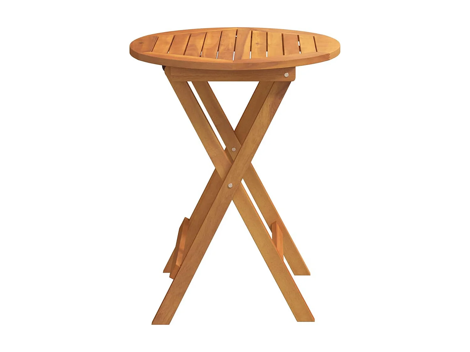 Table de jardin pliante Naturel 60 x 60 x 72 cm