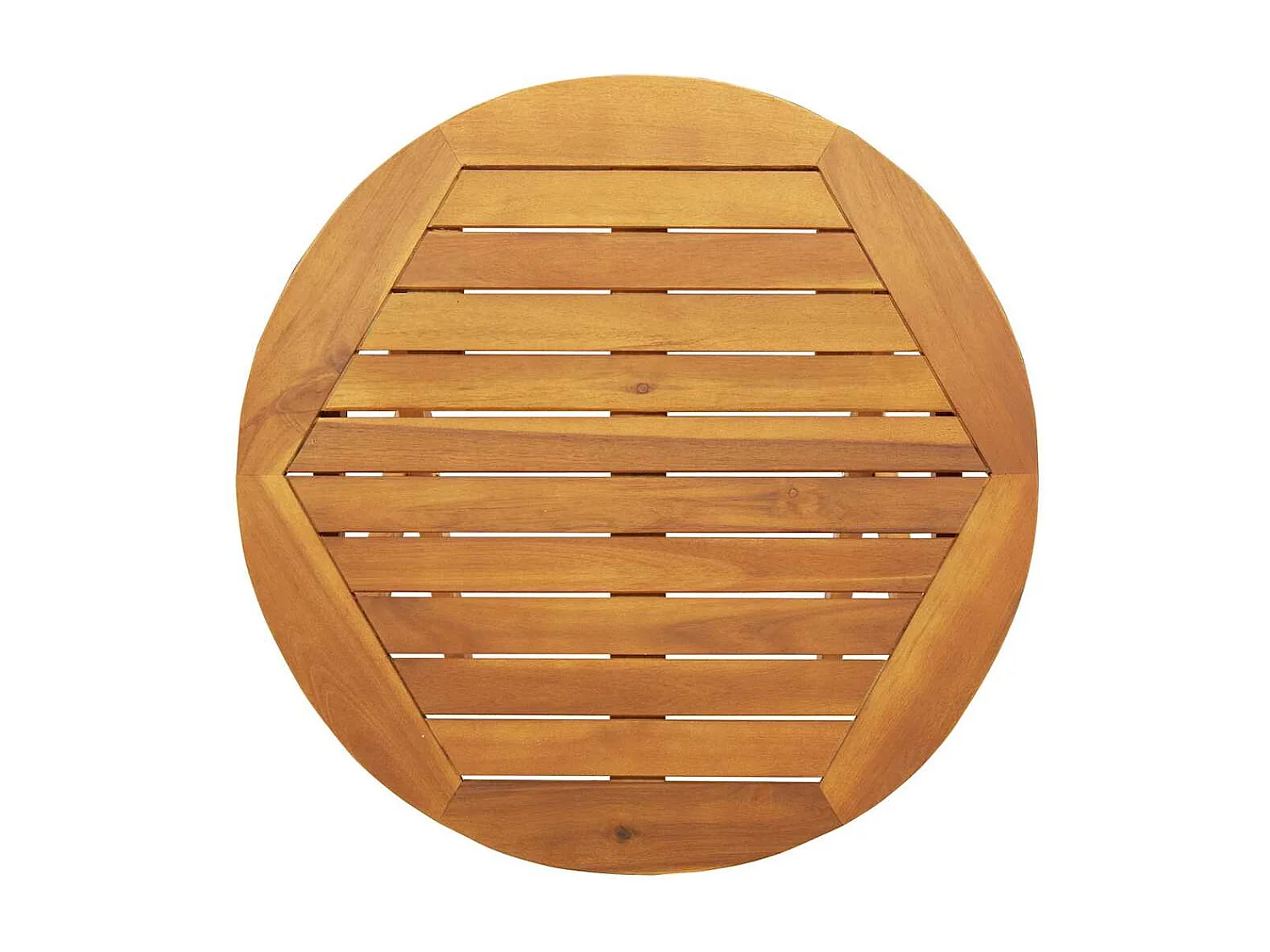 Table de jardin pliante Naturel 60 x 60 x 72 cm