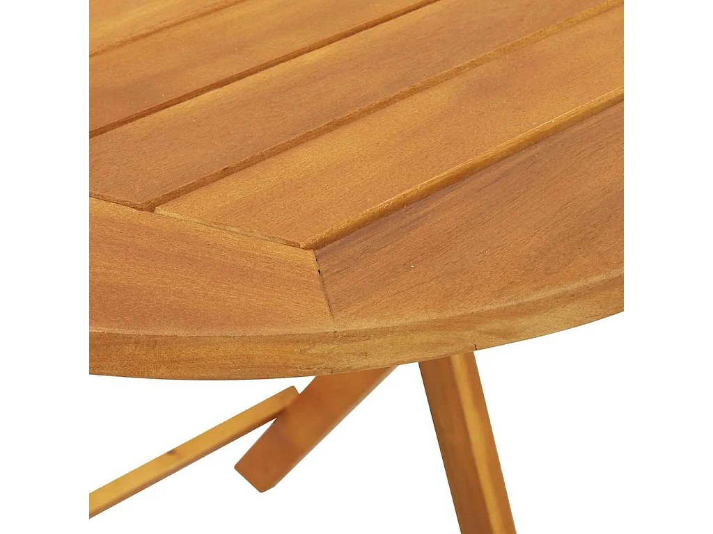 Table de jardin pliante Naturel 60 x 60 x 72 cm