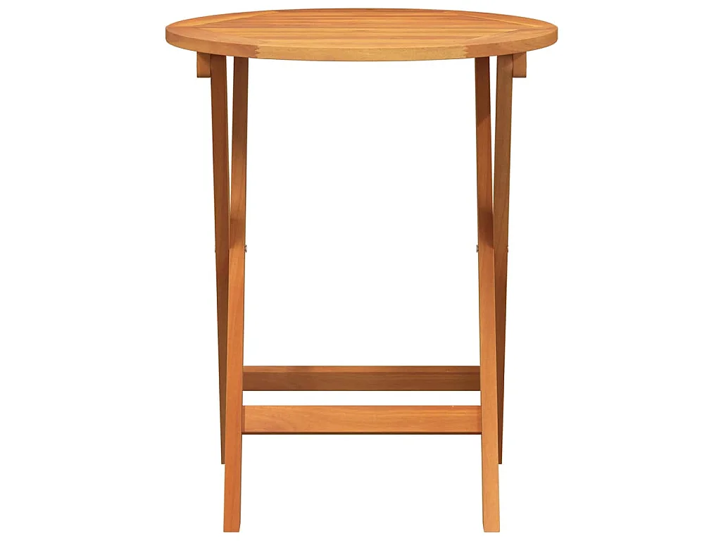 Table de jardin pliante Naturel 60 x 60 x 72 cm
