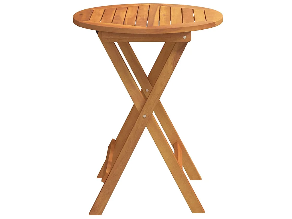 Table de jardin pliante Naturel 60 x 60 x 72 cm