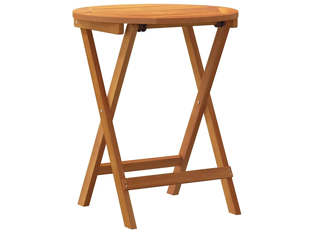 Table de jardin pliante Naturel 60 x 60 x 72 cm