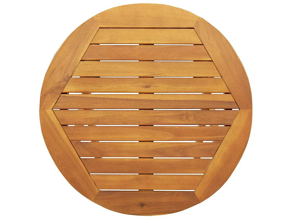 Table de jardin pliante Naturel 60 x 60 x 72 cm