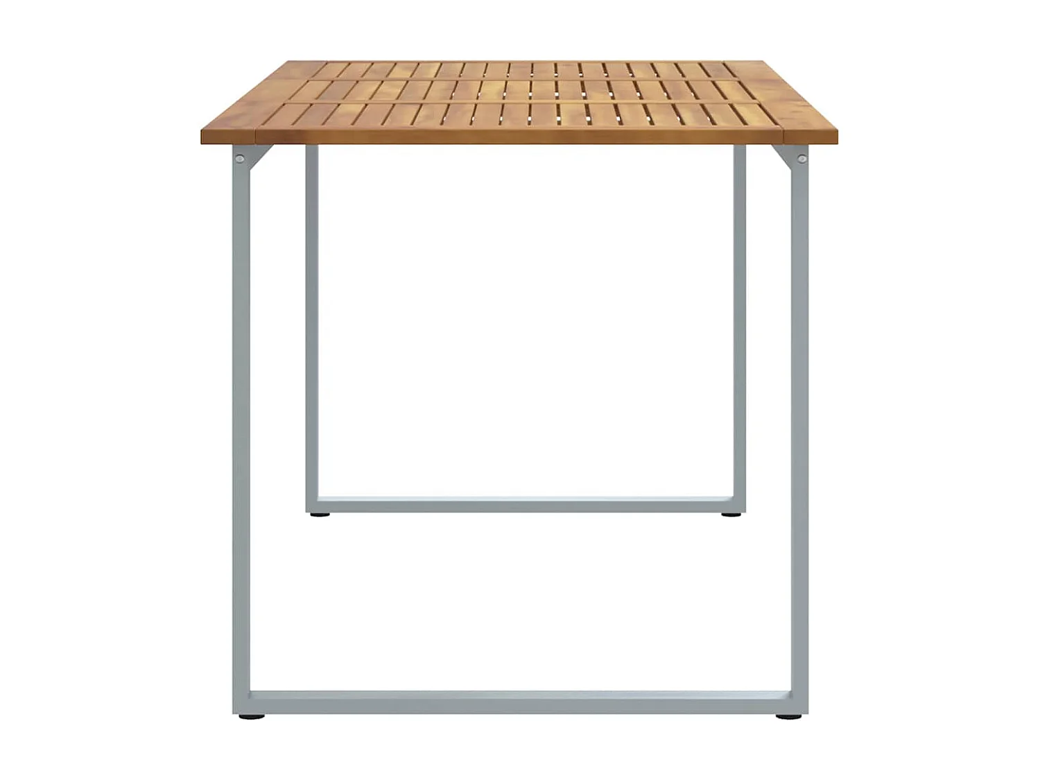 Mesa de comedor de jardín Gris 160 x 80 x 75 cm