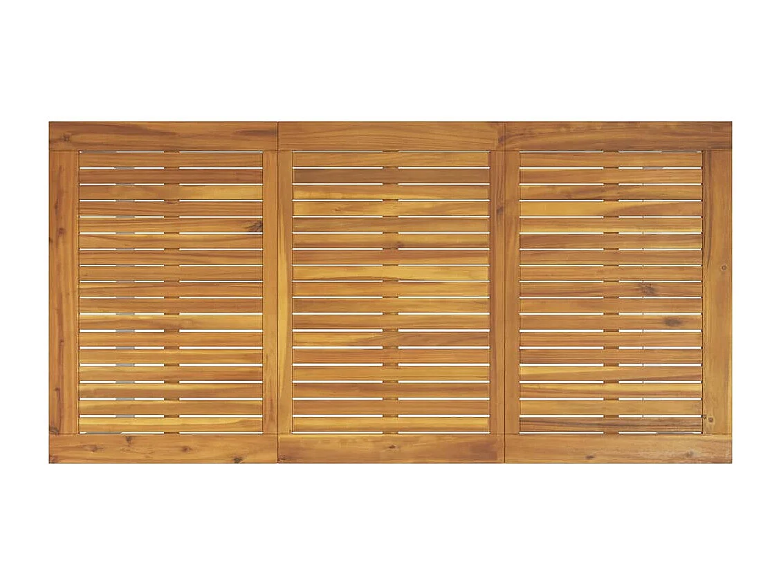 Mesa de comedor de jardín Gris 160 x 80 x 75 cm