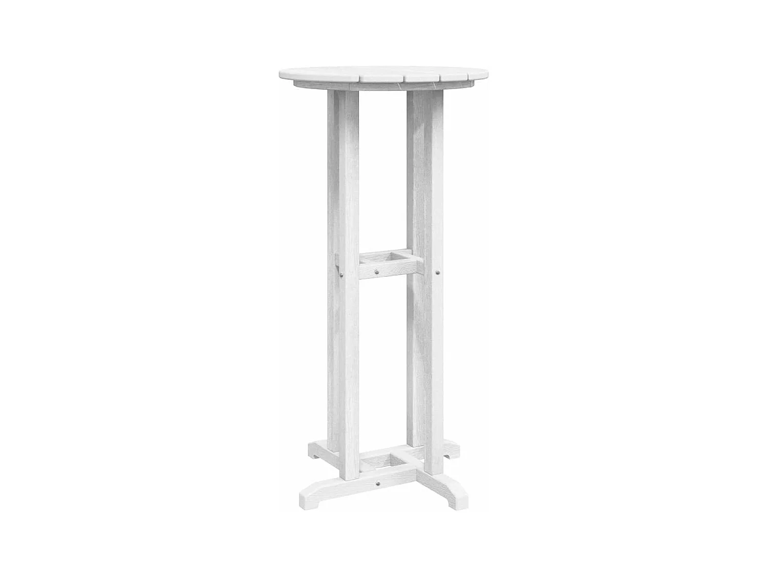 Table de bar Blanc 55 x 55 x 107 cm HDPE