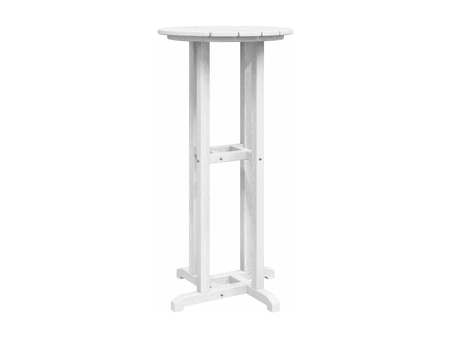 Table de bar Blanc 55 x 55 x 107 cm HDPE