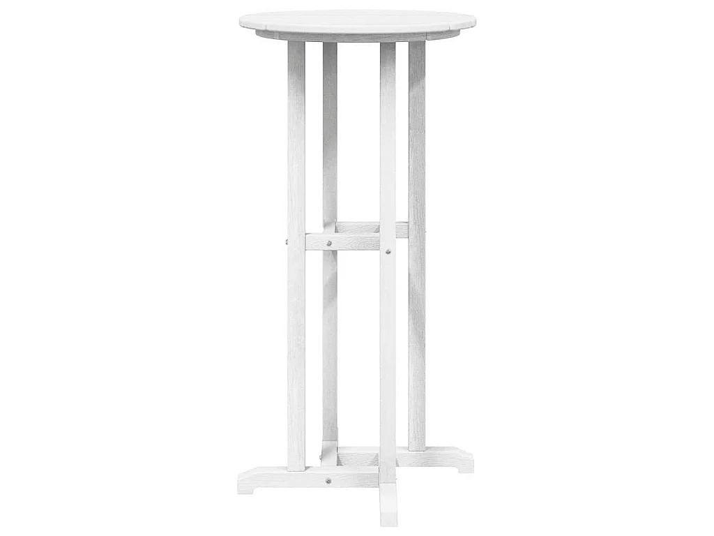 Table de bar Blanc 55 x 55 x 107 cm HDPE