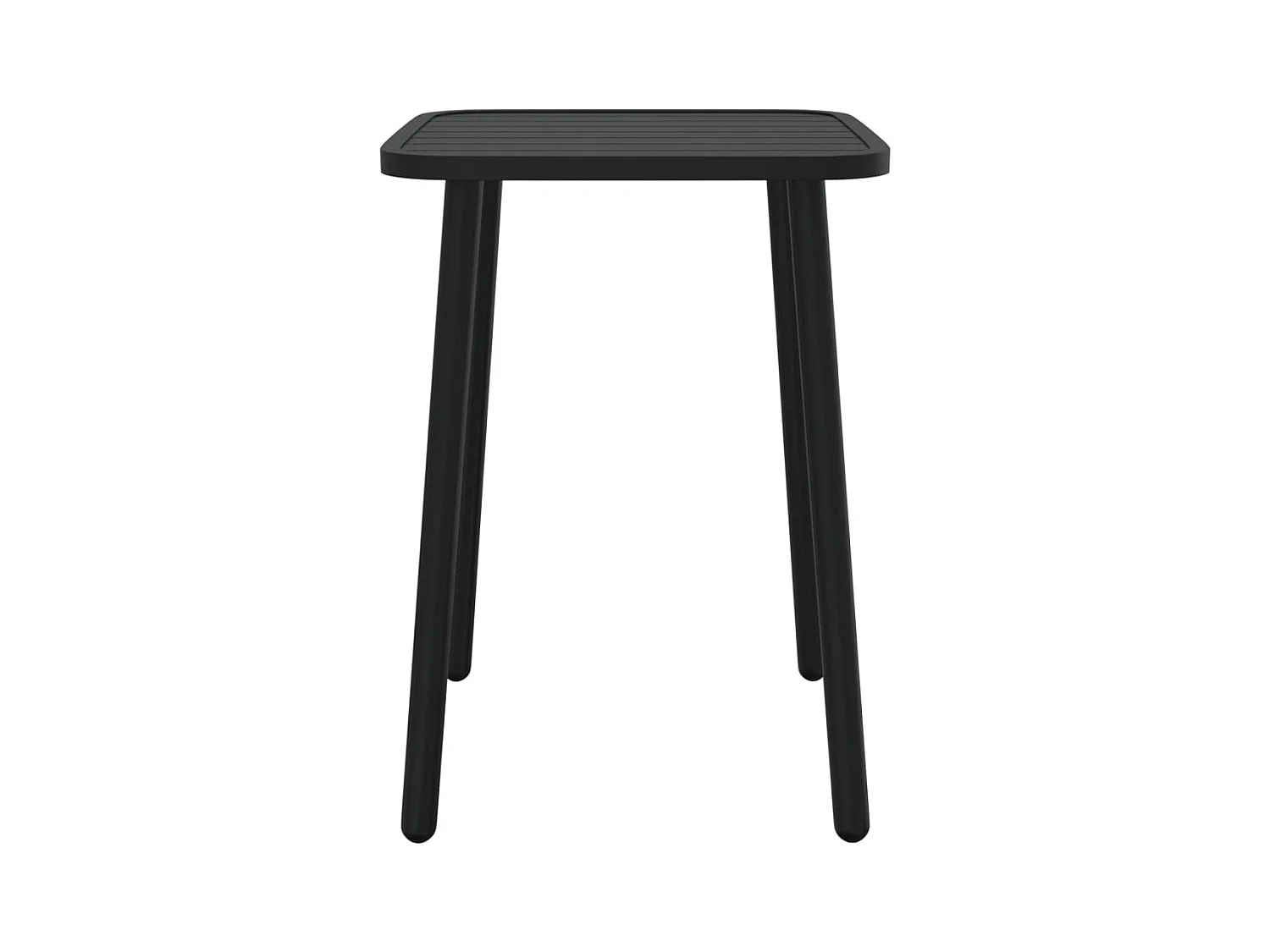 Antraciet tuintafel 50x50x71 cm staal