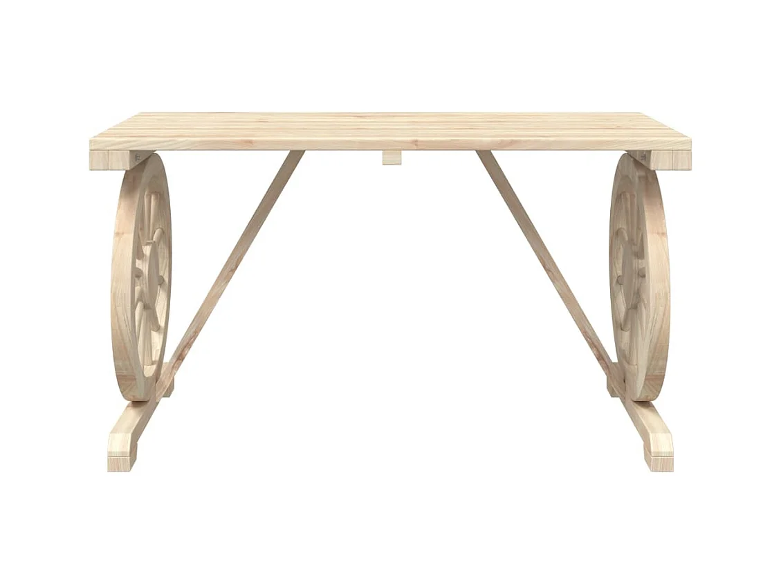 Tuintafel 115x55x65 cm massief dennenhout