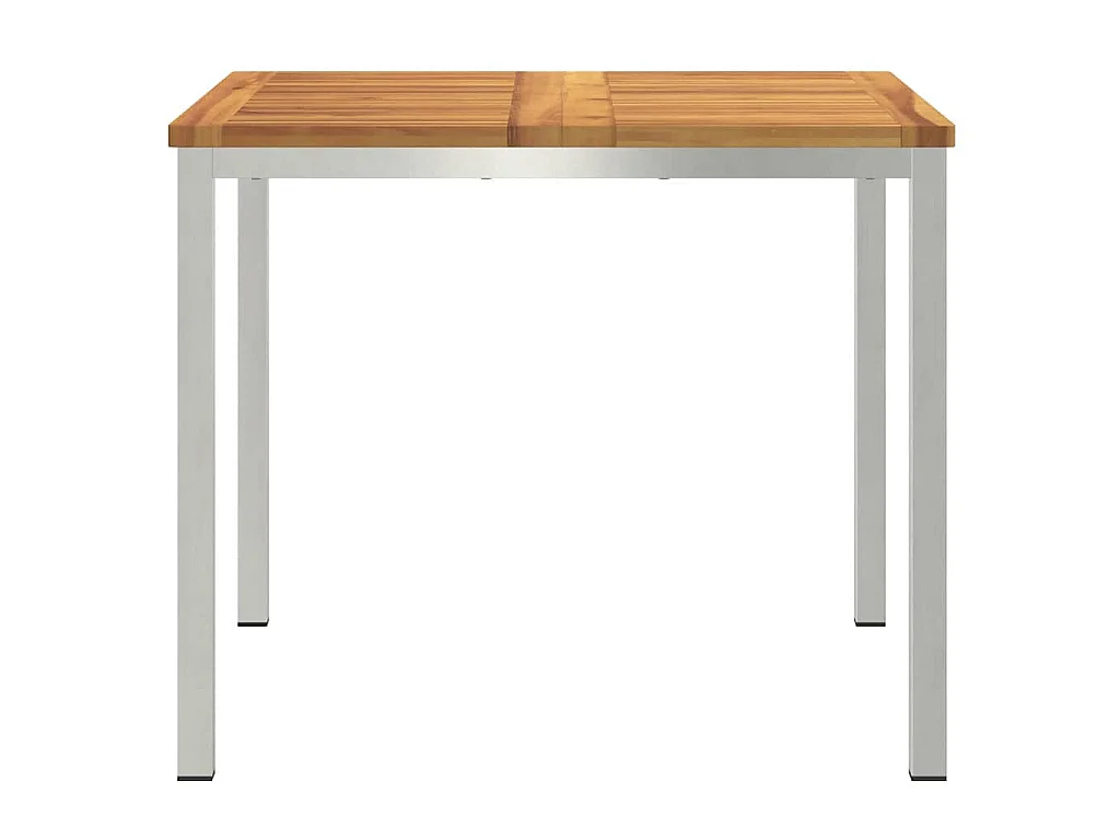 Table à manger d'extérieur Marron Bois d'acacia massif