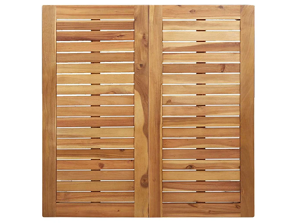 Table à manger d'extérieur Marron Bois d'acacia massif