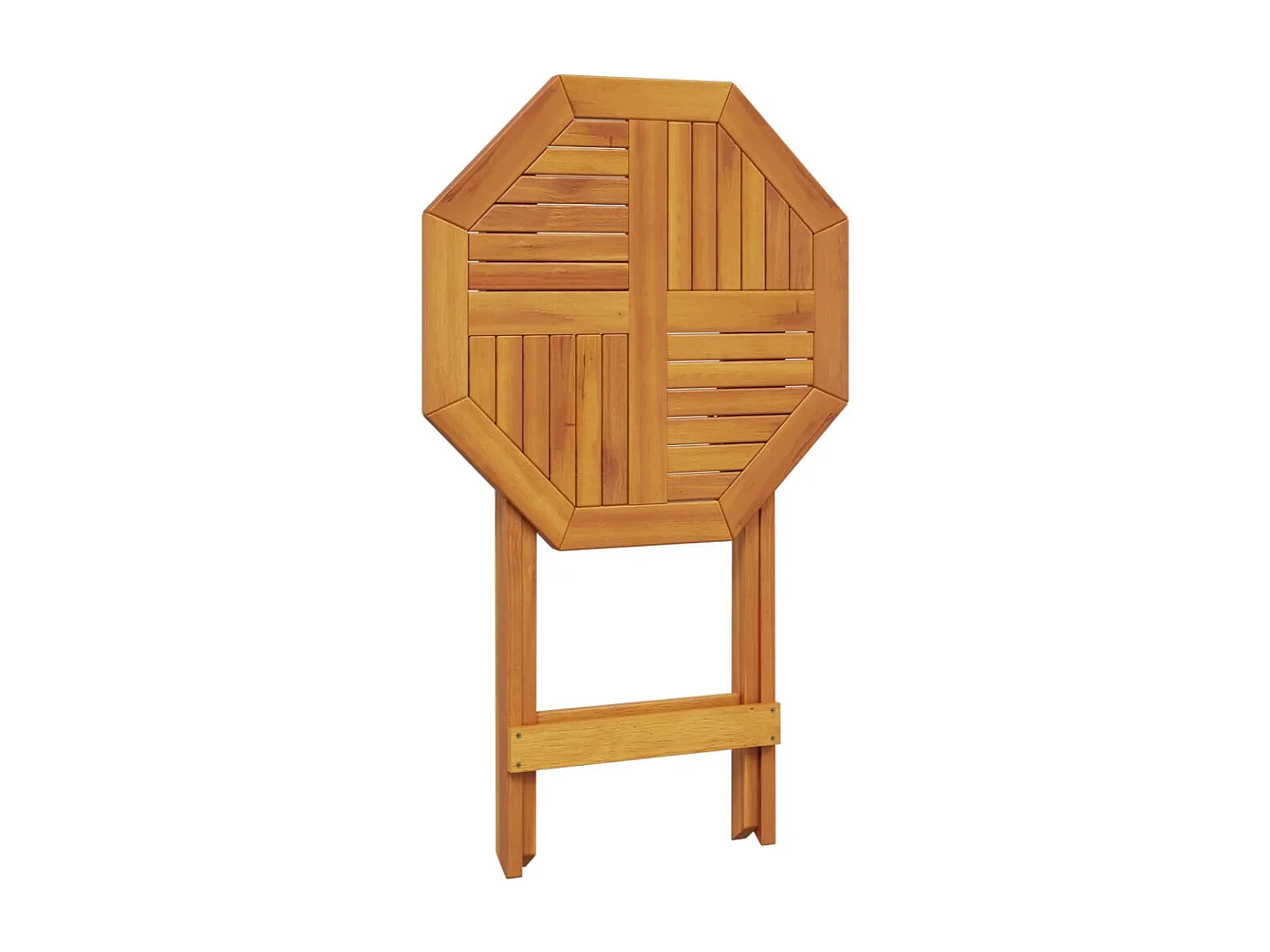 Opvouwbare tuintafel Ø60x75 cm massief acaciahout