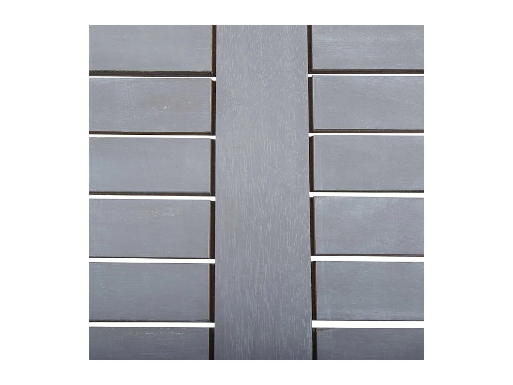 Tuintafel Grijs 80x80x74 cm Massief acaciahout