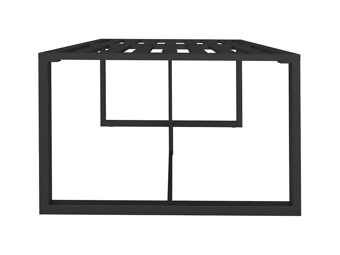 Eettafel buiten Antraciet 120x60x66 cm Aluminium