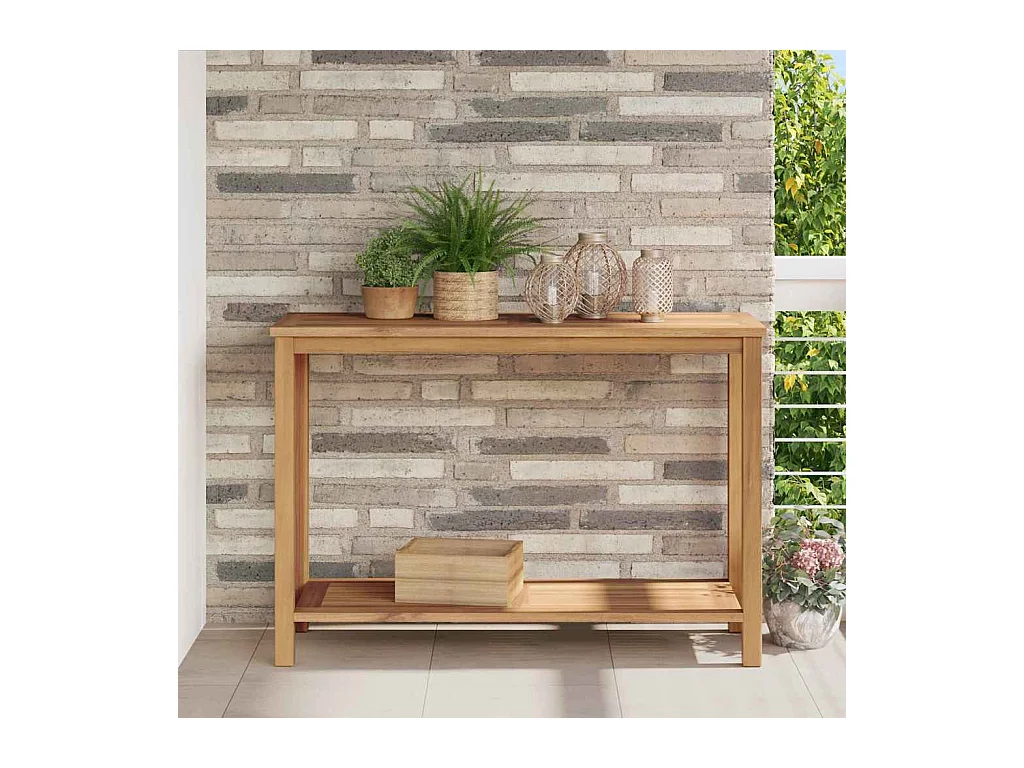 Table basse Marron 110 x 40 x 45 cm Bois de teck solide