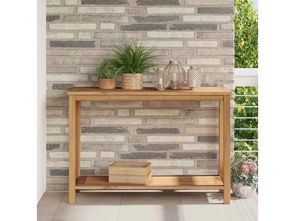 Table basse Marron 110 x 40 x 45 cm Bois de teck solide