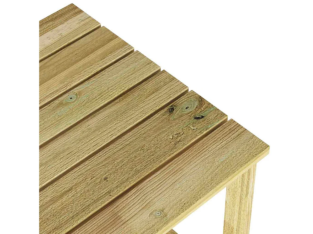 Mesa Tumbona Marrón 50,5 x 50,5 x 46 cm Pino Impregnado