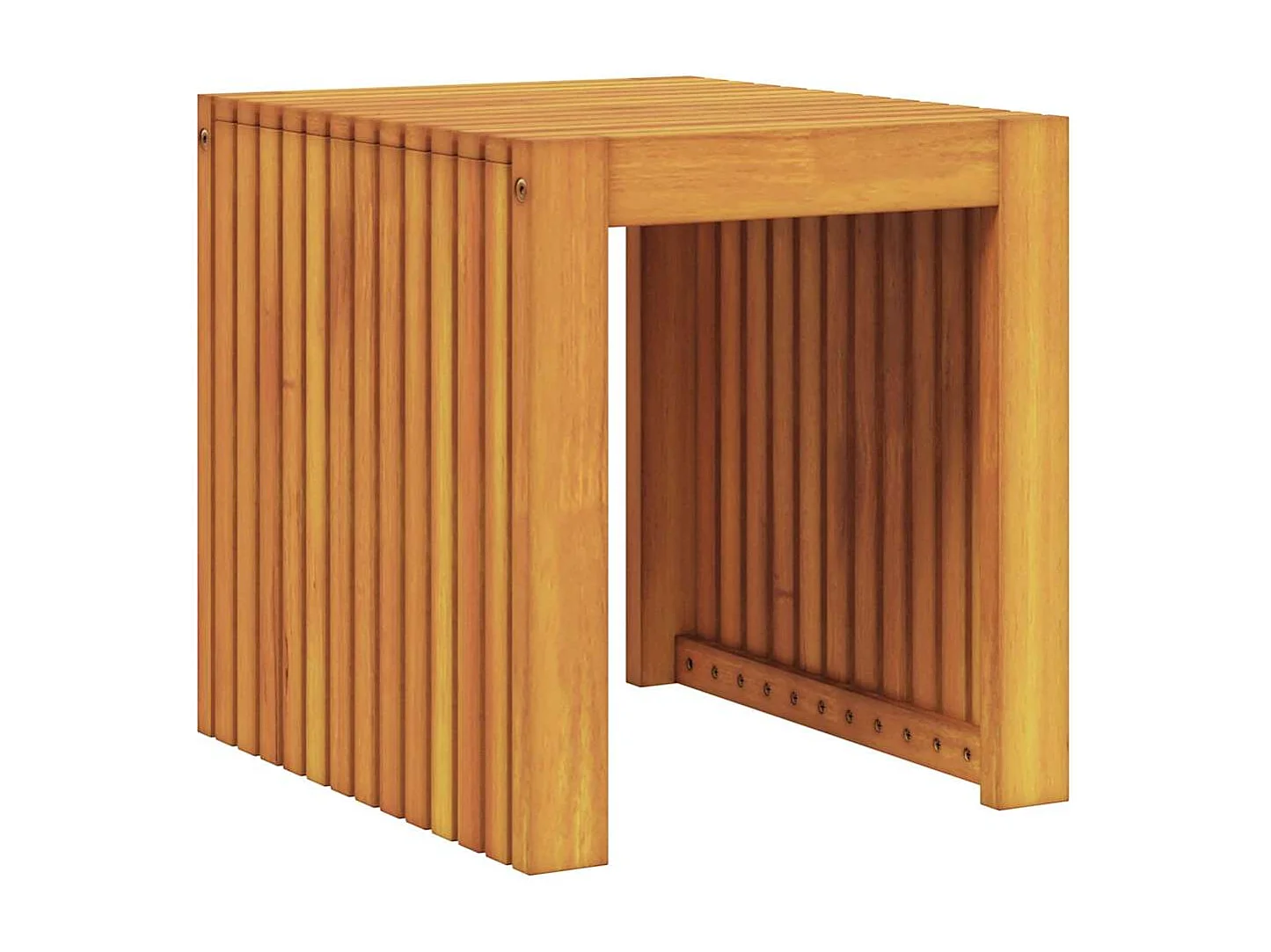 Table d'appoint Marron 43 x 36 x 40 cm Teck massif