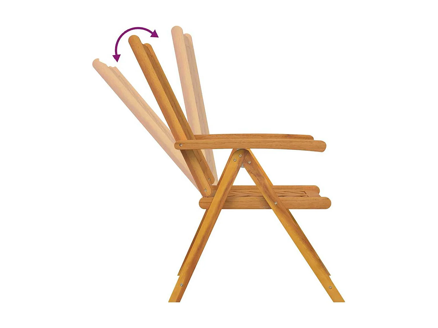 Ensemble bistro de jardin 3 pcs Marron Bois d'acacia massif