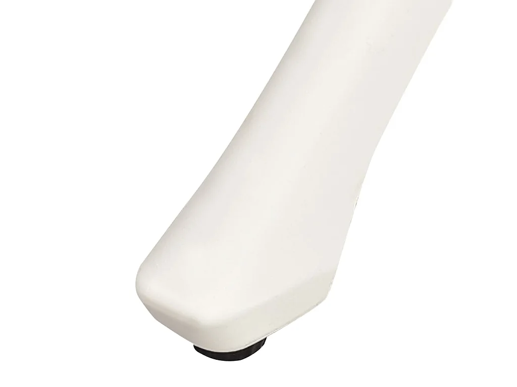 Tavolo da giardino Bianco 78x78x72 cm Alluminio pressofuso