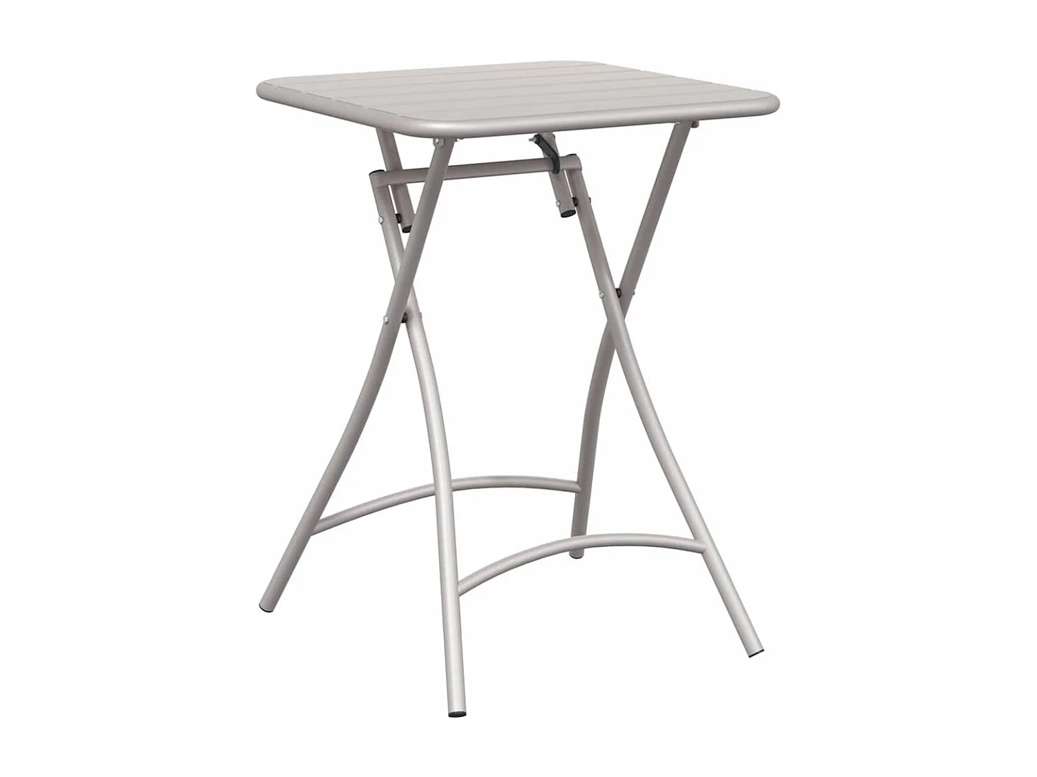 Table de Jardin Beige 55 x 55 x 73 cm Acier revêtu de poudre