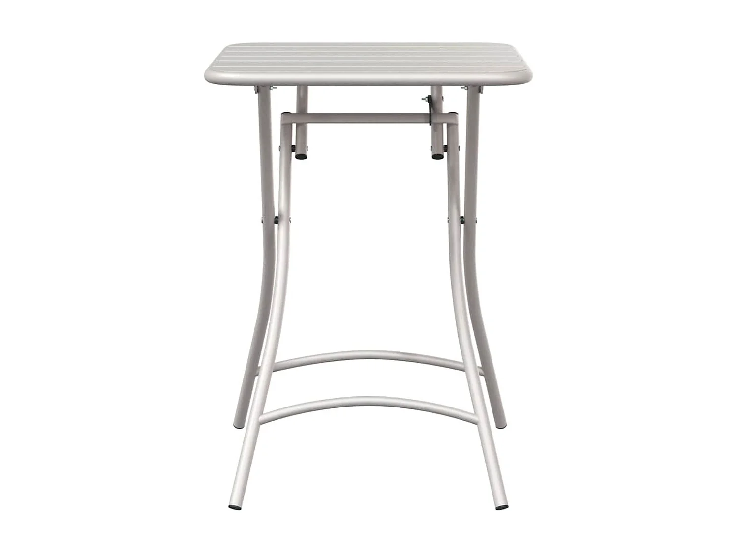 Table de Jardin Beige 55 x 55 x 73 cm Acier revêtu de poudre