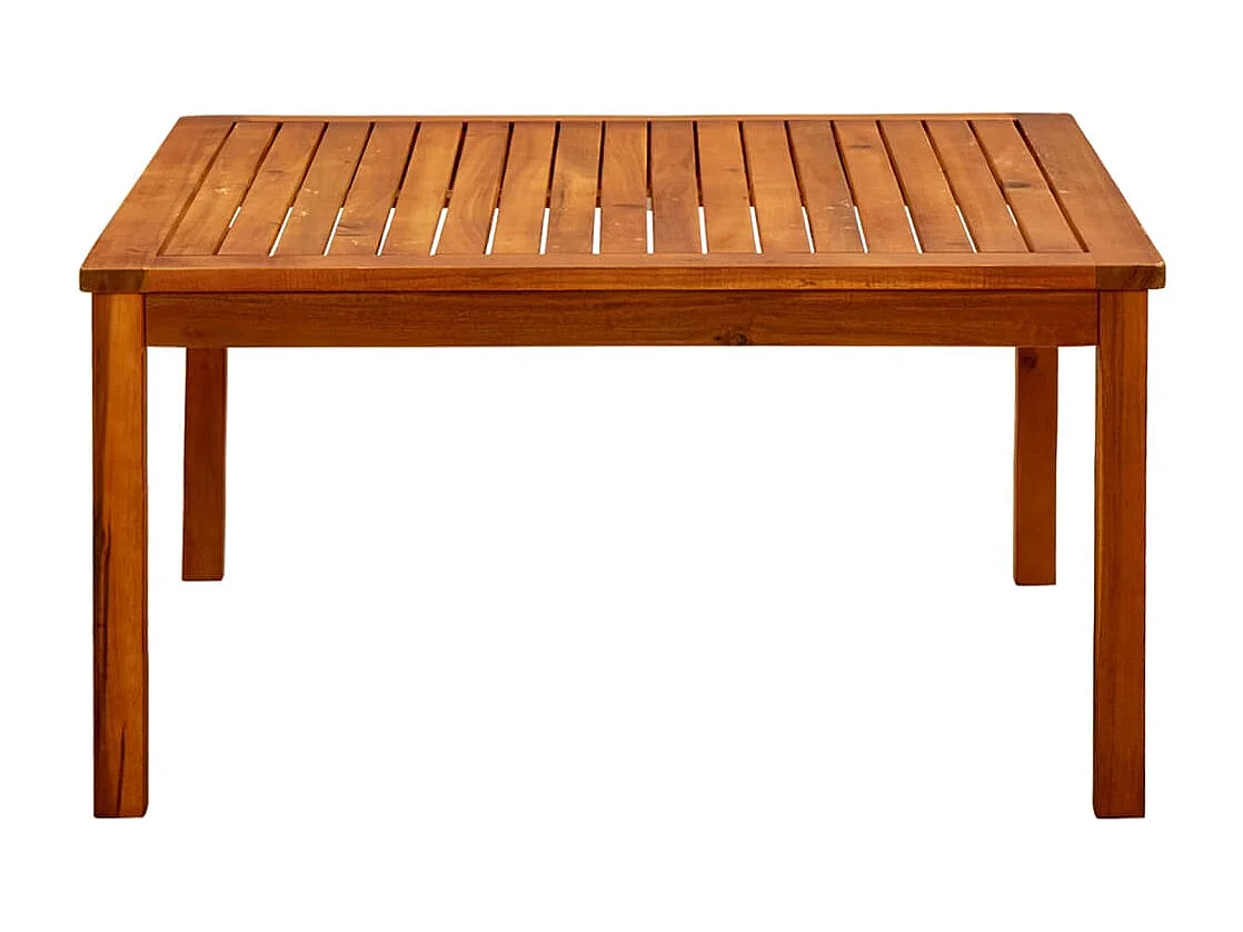 Tavolino da giardino 85x85x45 cm Legno massello di acacia