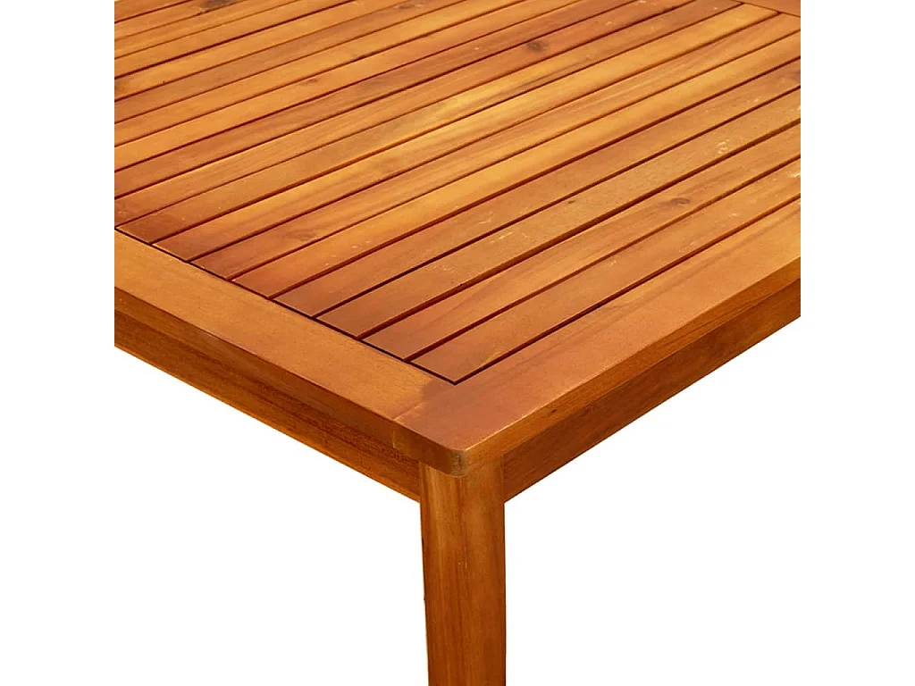 Tavolino da giardino 85x85x45 cm Legno massello di acacia