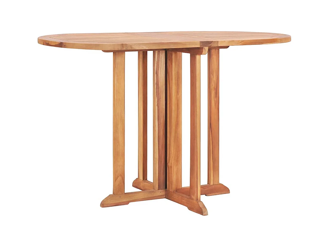 Butterfly opvouwbare tuintafel 120x70x75 cm massief teakhout