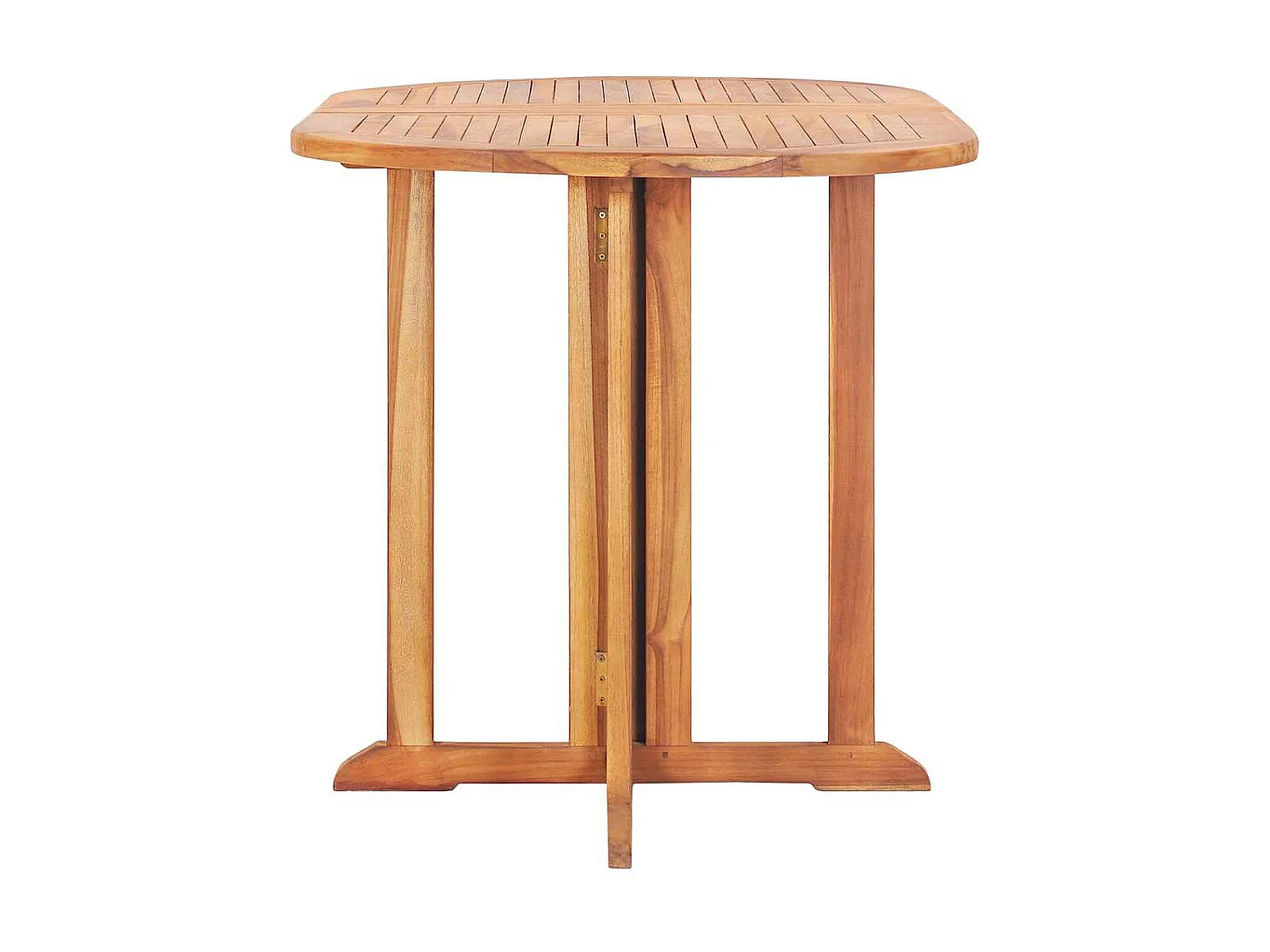 Mesa de jardín plegable Butterfly 120x70x75 cm Madera maciza de teca