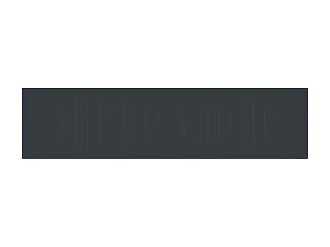 Table de Jardin Anthracite 400 x 100 x 73 cm polyrotin